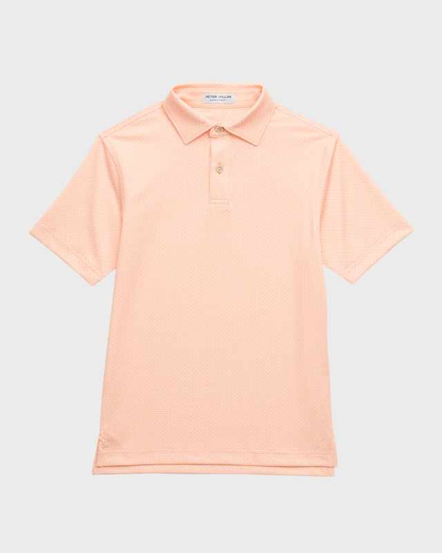 Boy's Tesseract Performance Jersey Polo Shirt, Size XS-